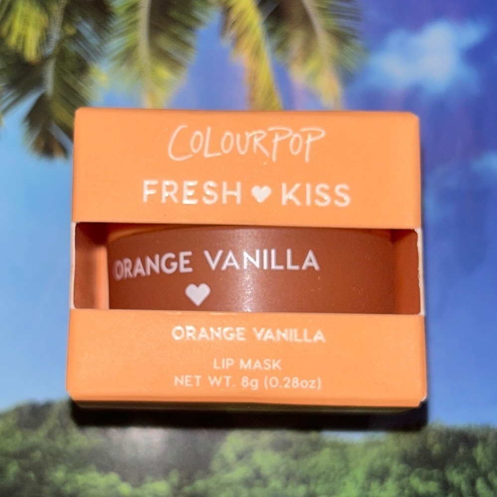 ColourPop Fresh Kiss Lip Mask Orange Vanilla Hydrating Lip Treatment NEW
